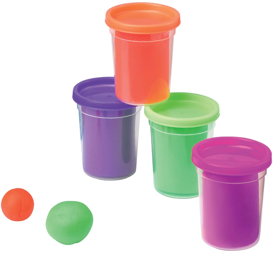 Maped Creativ Spielknete-Set, 4 Fancy-Farben, 456 G