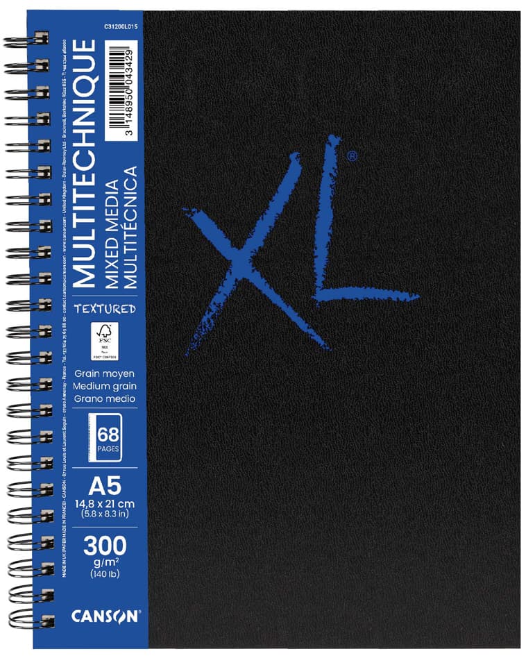Canson Skizzenbuch Xl Book Mixed Media Textured, Din A5