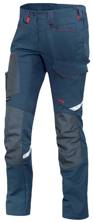 Uvex Damen-Cargohose Regular Fit Suxxeed, Nachtblau, Gr. 34