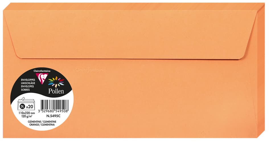 Pollen By Clairefontaine Briefumschlag Dl, Clementine