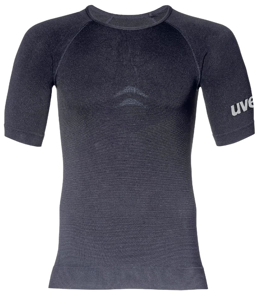 Uvex Herren-Kurzarm-Funktionsshirt Underwear, Schwarz, S