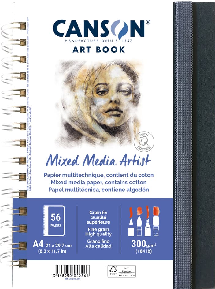 Canson Skizzenbuch Art Book Mixed Media Artist, Din A4
