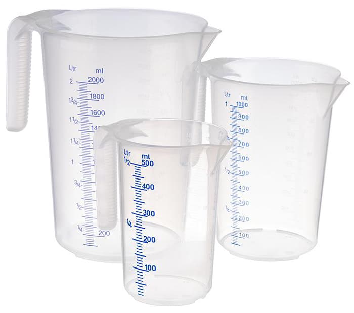 Aps Messbecher Stackable, 0,5 Liter, Transparent