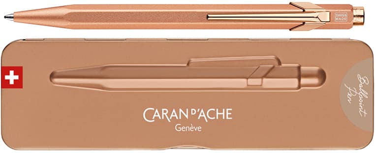 Caran D, Ache Druckkugelschreiber 849 Brut Rosé, Roségold