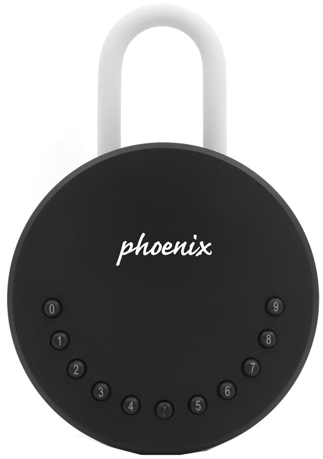 Phoenix Schlüsselbox Smile Ks0215es Mit Schlossbügel,Schwarz