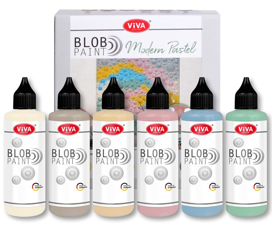Viva Decor Blob Paint Farbset , Modern Pastel, , 6-Teilig