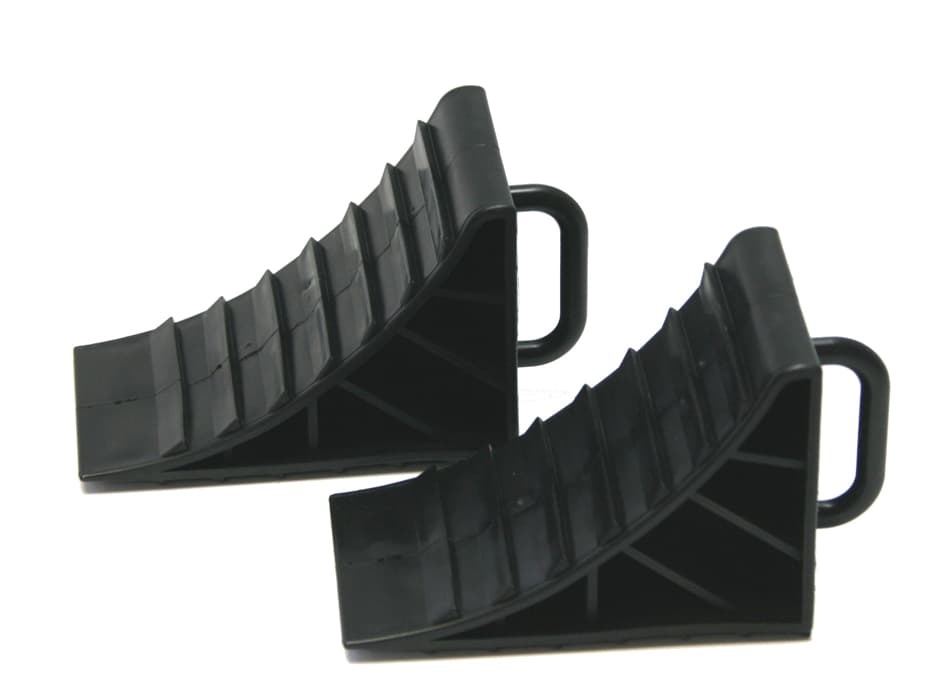 Iwh Unterlegkeil Mit Halter, Schwarz, 2er Set