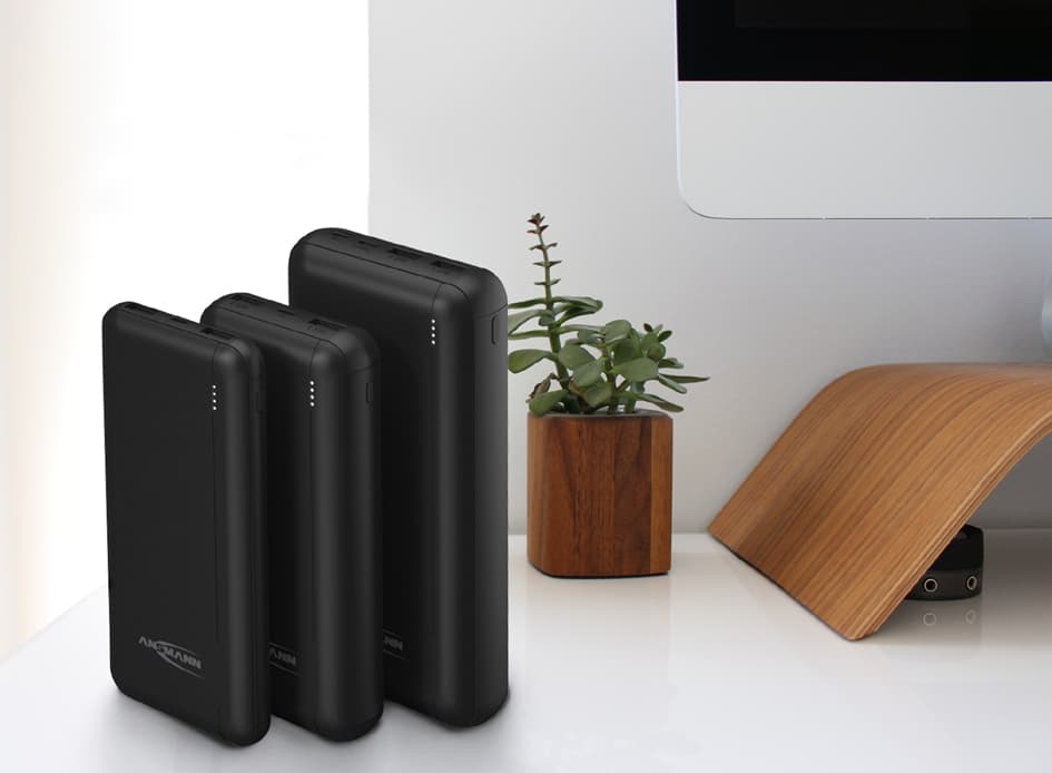 Ansmann Powerbank Pb212, 10.000 Mah, Schwarz