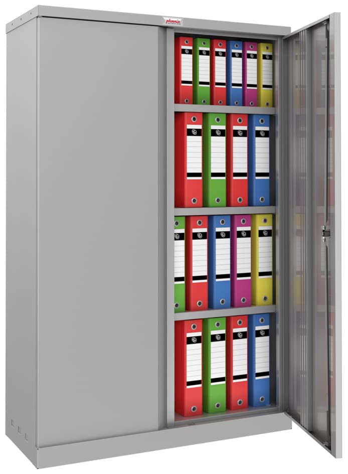 Phoenix Aktenschrank Scl1491, Aus Stahl, Lichtgrau
