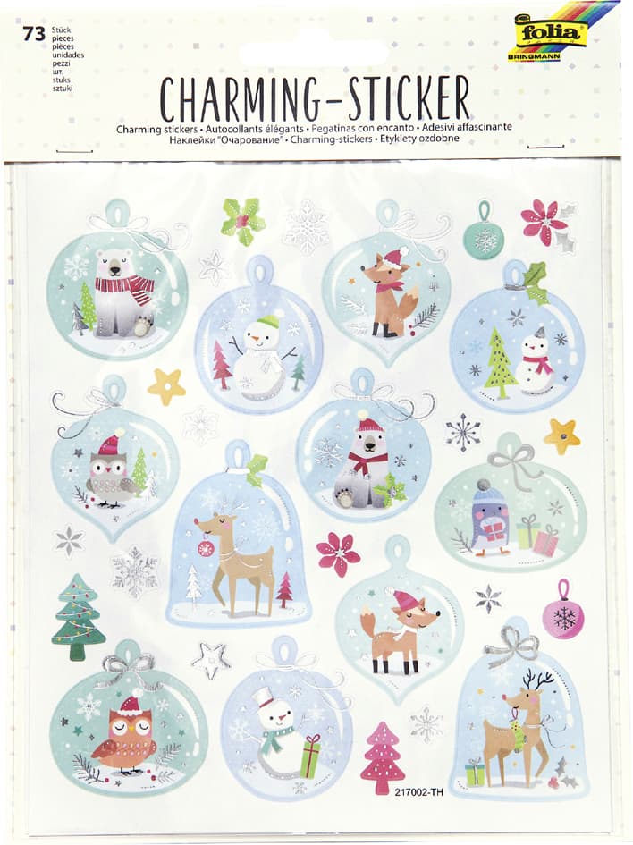 Folia Weihnachts-Sticker Charming Christmas I