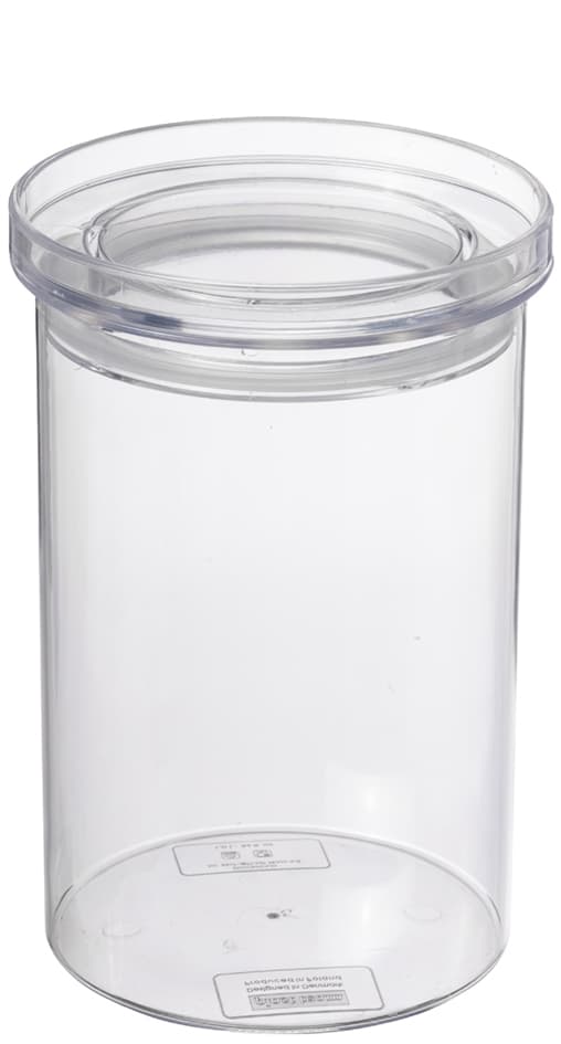 Plast Team Trockenvorratsdose Stockholm, 1,0 Liter, Rund