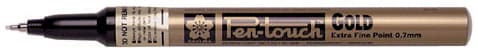 Sakura Permanent-Marker Pen-Touch Extra Fein, Fluo-Orange