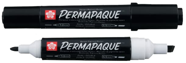Sakura Permanent-Marker Permapaque, 2 Spitzen, Rot