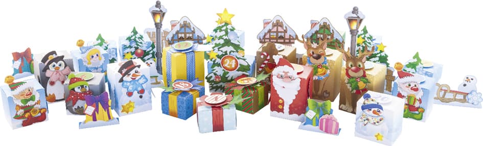 Folia Adventskalender , Winterlandschaft, , 25-Teilig