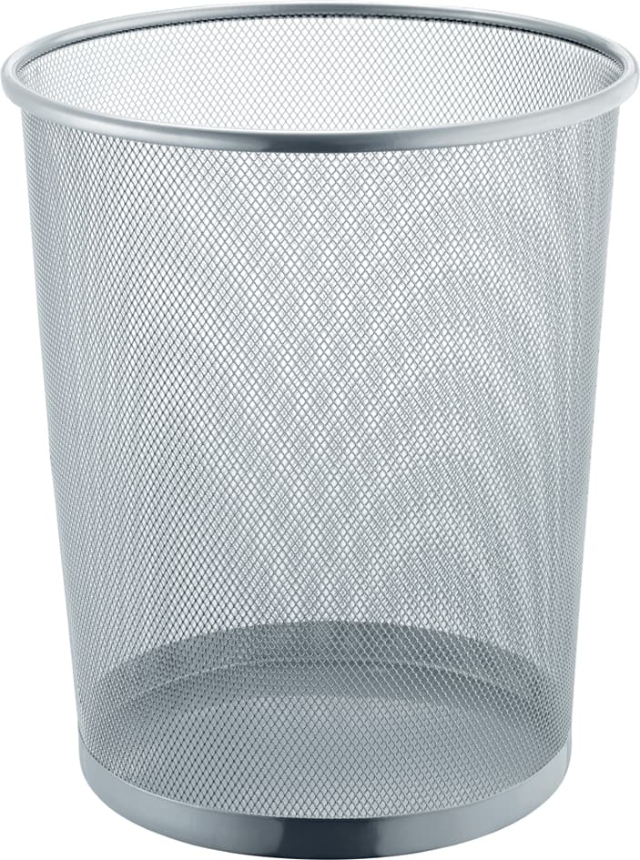 Helit Papierkorb , The Circle Network, , 23 Liter, Silber