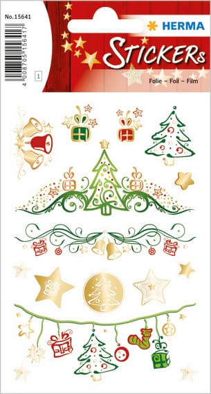 Herma Weihnachts-Sticker Creative , Weihnachtsträume,