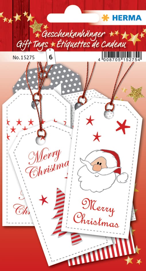 Herma Weihnachts-Geschenkanhänger , Xmas,