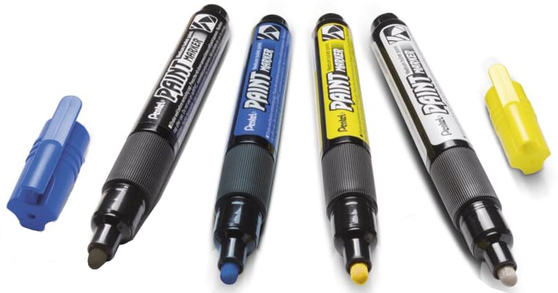 Pentel Lackmarker Paint Marker Mmp20, 4er Etui, Sortiert