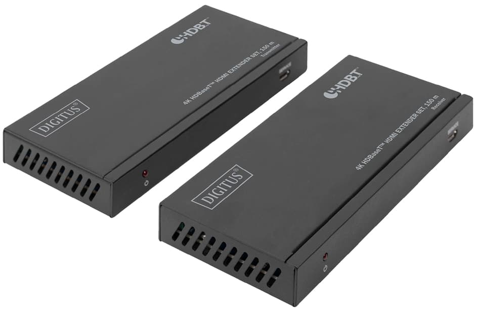 Digitus 4k Hdbase Hdmi Extender Set, 150 M, Schwarz