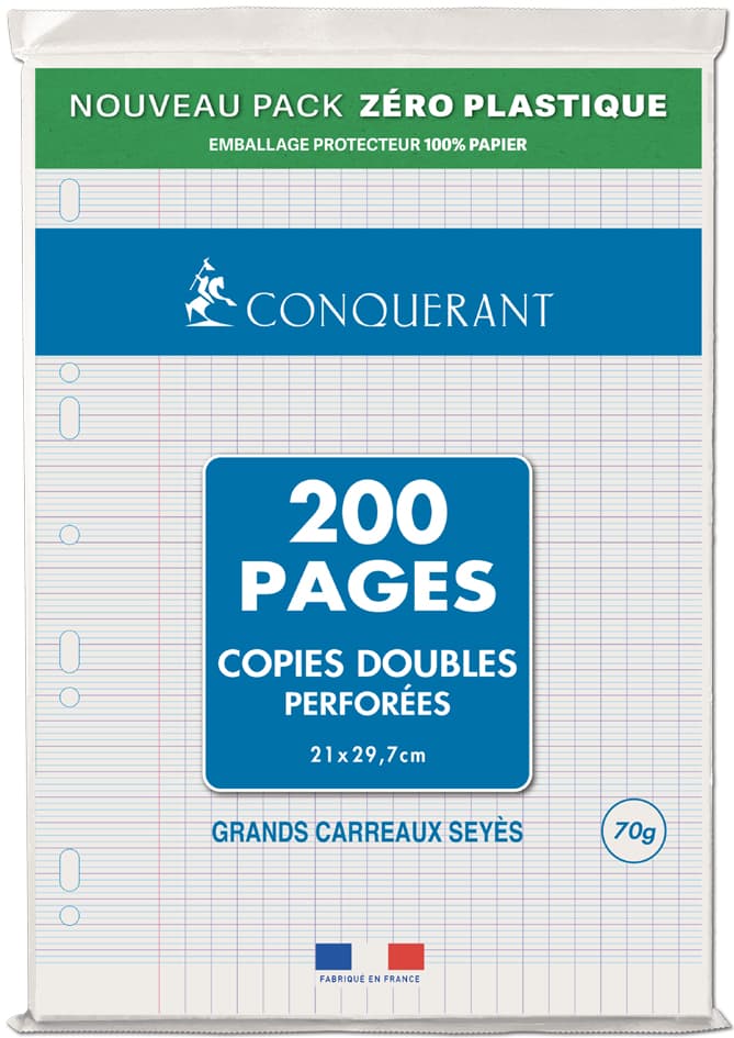 Conquerant Sept Kanzleipapier, Din A4, Seyes, 100 Blatt