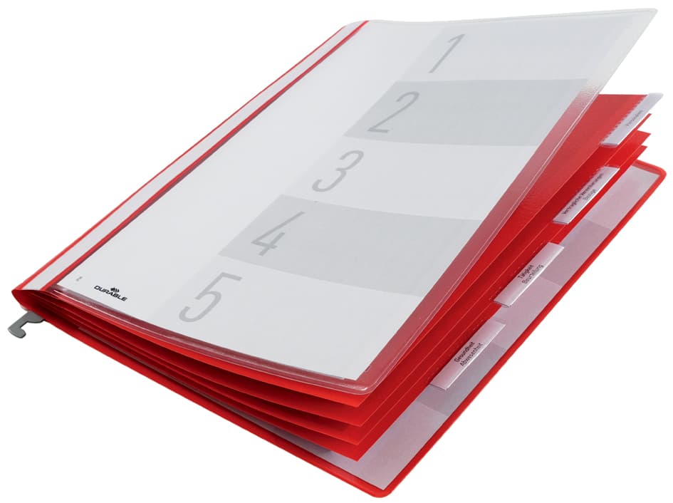 Durable Personalhefter Mit Hängeschiene, Din A4, Rot