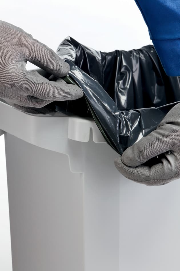 Durable Abfallbehälter Durabin Eco 60, Rechteckig, Grau