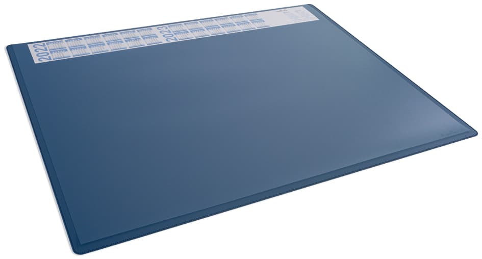 Durable Schreibunterlage Mit Kalender, Pp, Dunkelblau
