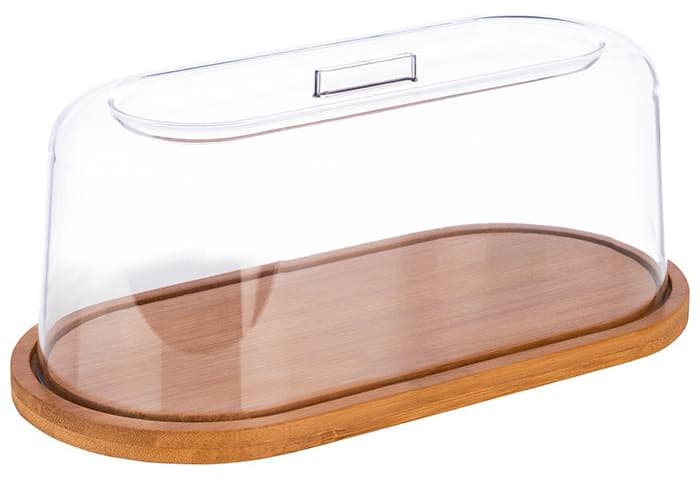 Aps Bambus-Tablett Mit Haube, Oval, (B)280 X (T)140 Mm