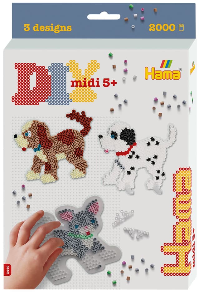 Hama Bügelperlen Midi , Hunde Und Katze, , Geschenkpackung