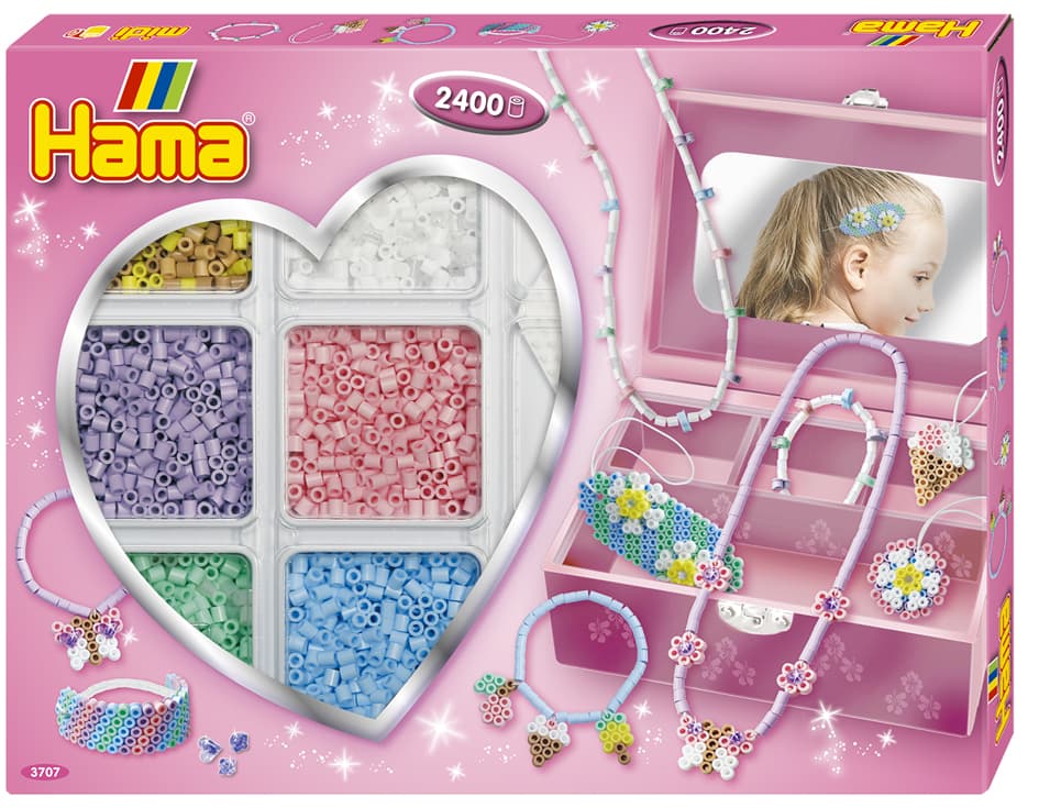 Hama Bügelperlen Midi , Kreativbox-Schmuck, , Geschenkpackung
