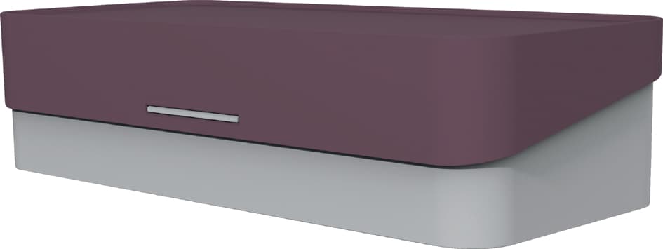 Helit Mobiler Schreibtisch-Organizer, Schwarz