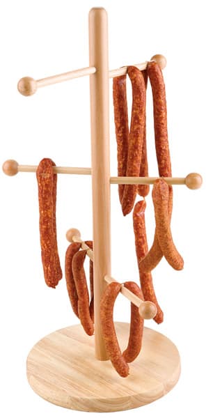 Aps Brezel- Und Wurstständer, Aus Buchenholz