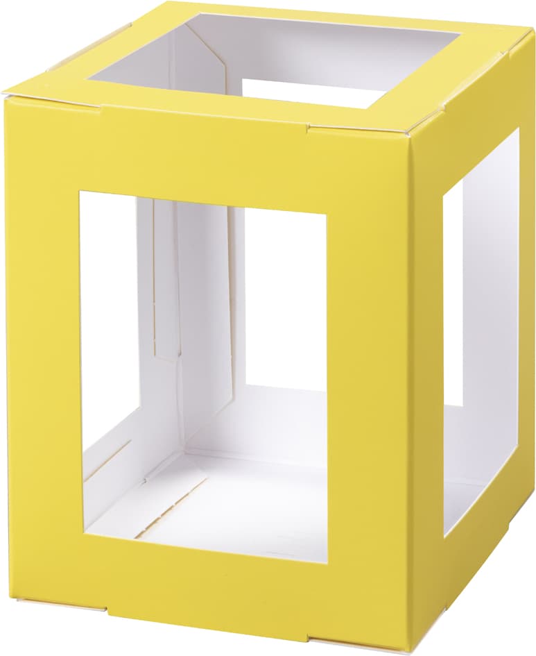 Folia Laternen-Zuschnitt, 135 X 135 X 180 Mm, Braun