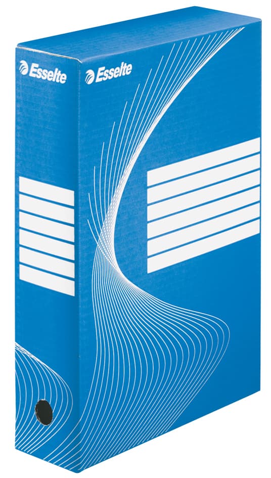 Esselte Archiv-Schachtel Vivida, Din A4, Blau, (B)100 Mm