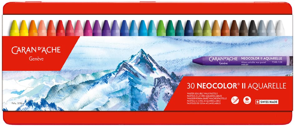 Caran D, Ache Aquarell-Wachsmalstift Neocolor Ii, 30er Etui