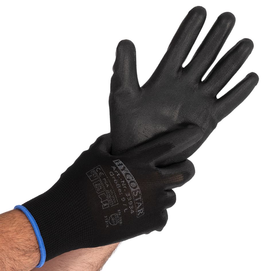Hygostar Feinstrickhandschuh Black Ace, Schwarz, Xxl