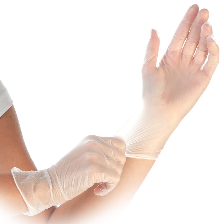 Hygonorm Vinyl-Handschuh Ideal Fit, Xl, Weiß, Puderfrei