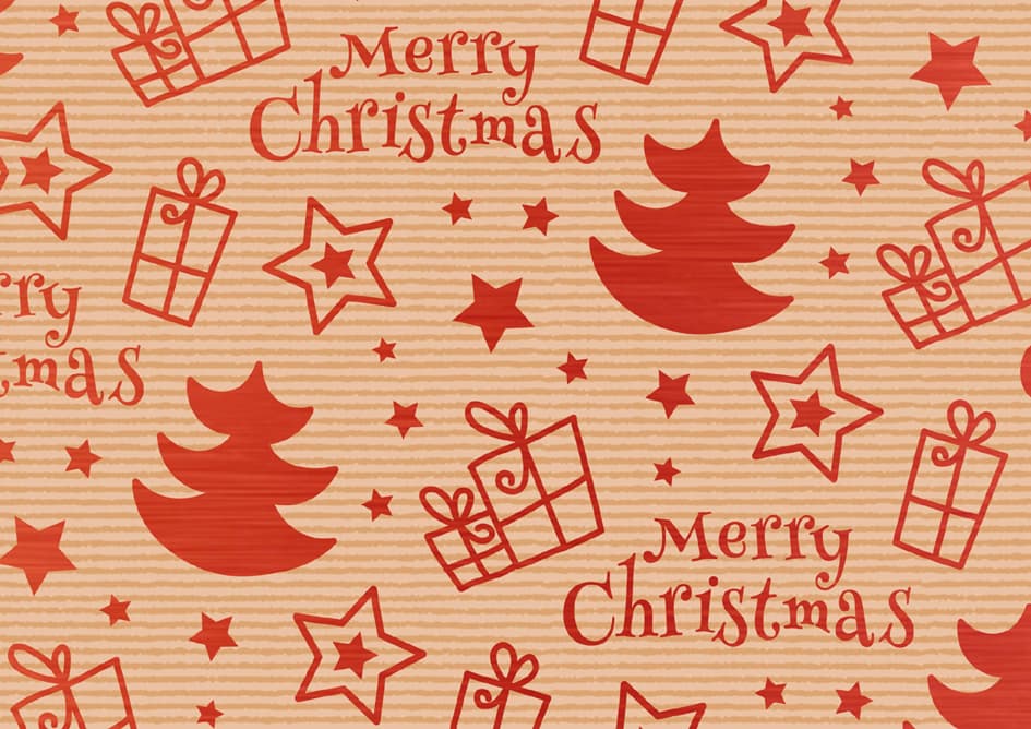 Susy Card Weihnachts-Geschenkpapier , Xmas Elements,