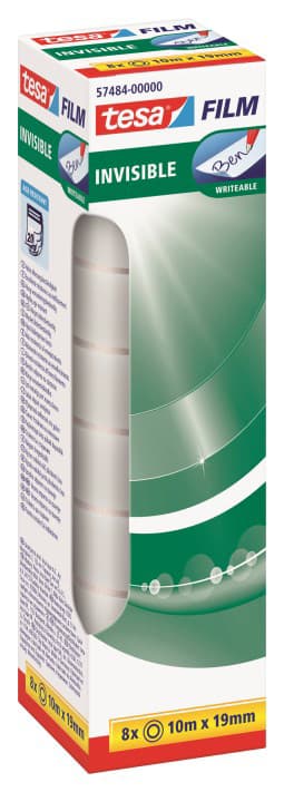 Tesa Film, Matt-Unsichtbar, 19 Mm X 10 M, 8er Pack