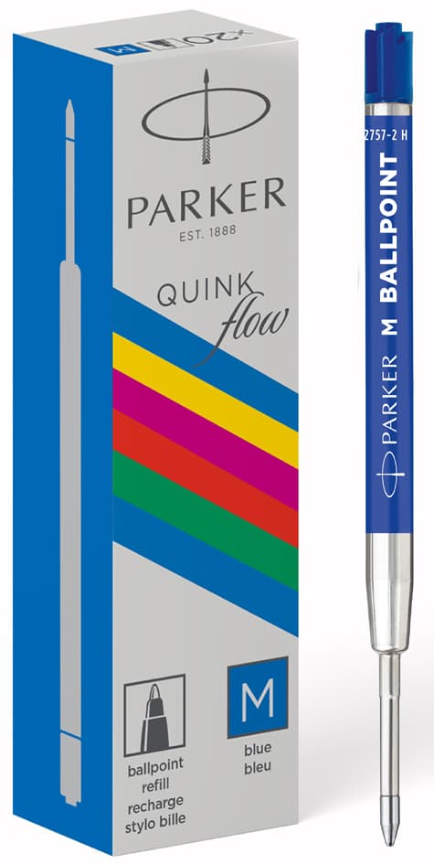 Parker Kugelschreiber-Großraummine Qunikflow Basic, Blau