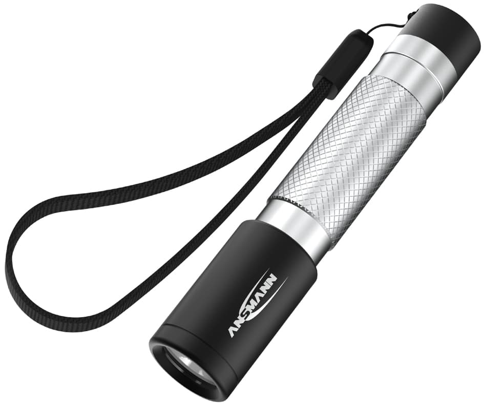 Ansmann Led-Taschenlampe Daily Use 50b, Silber/Schwarz