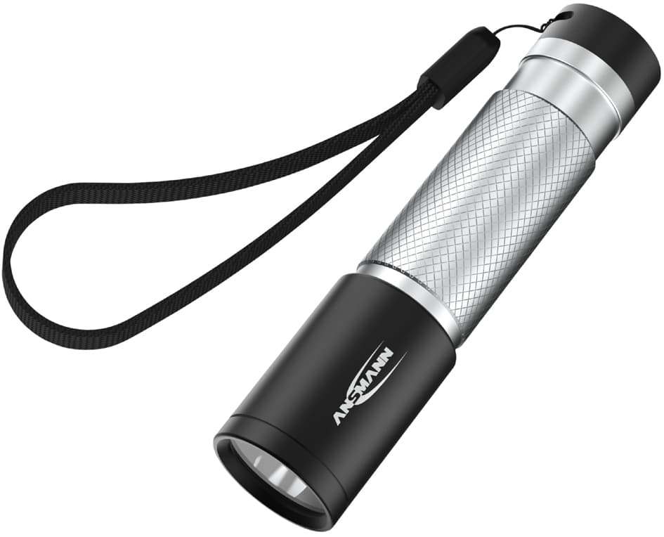 Ansmann Led-Taschenlampe Daily Use 70b, Silber/Schwarz