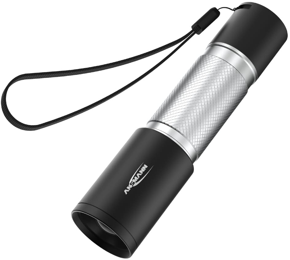 Ansmann Led-Taschenlampe Daily Use 270b, Silber/Schwarz