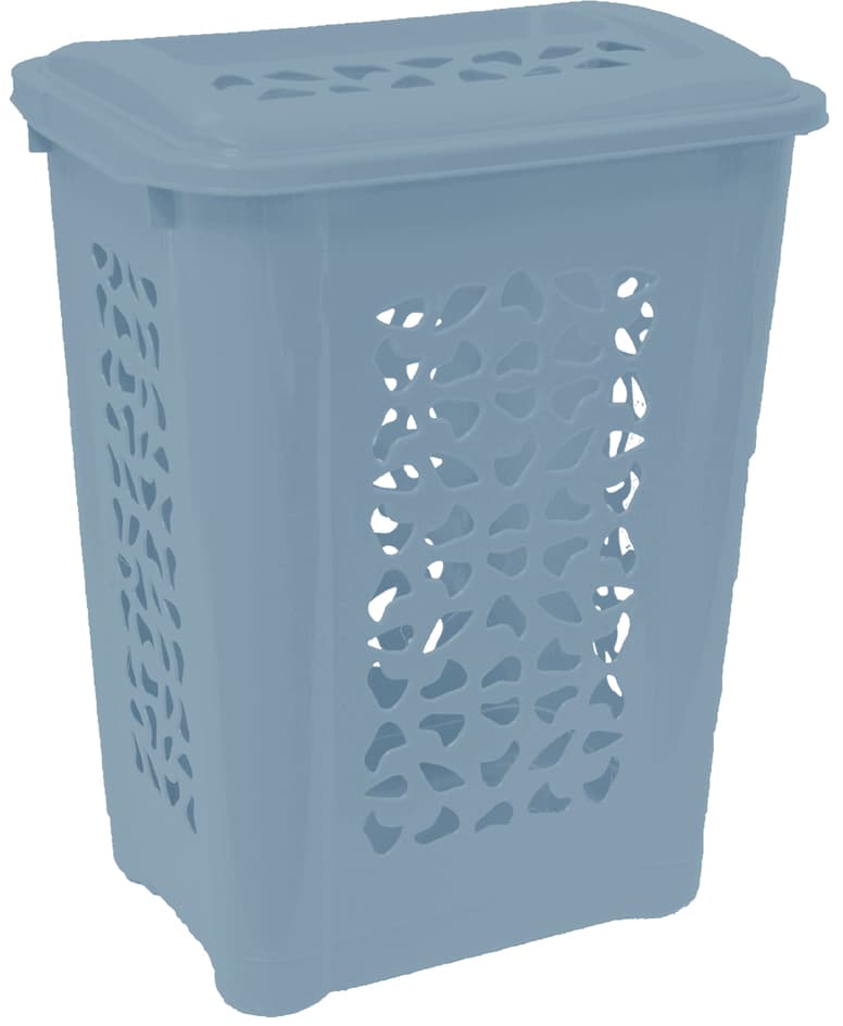 Keeeper Wäschebox , Per, , Mit Deckel, 60 Liter, Nordic-Blue