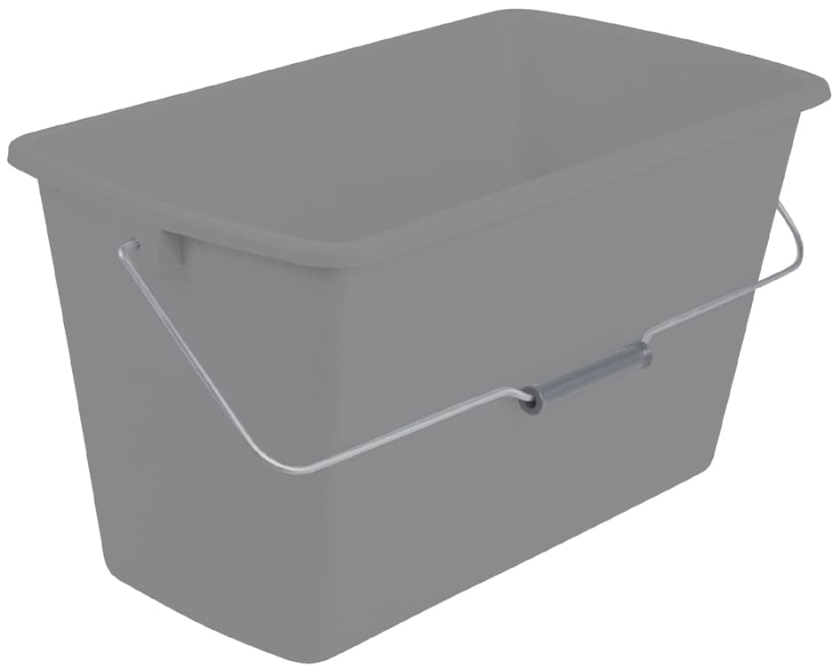 Keeeper Putzeimer , Bent, , Rechteckig, 13 Liter, Nordic-Grey