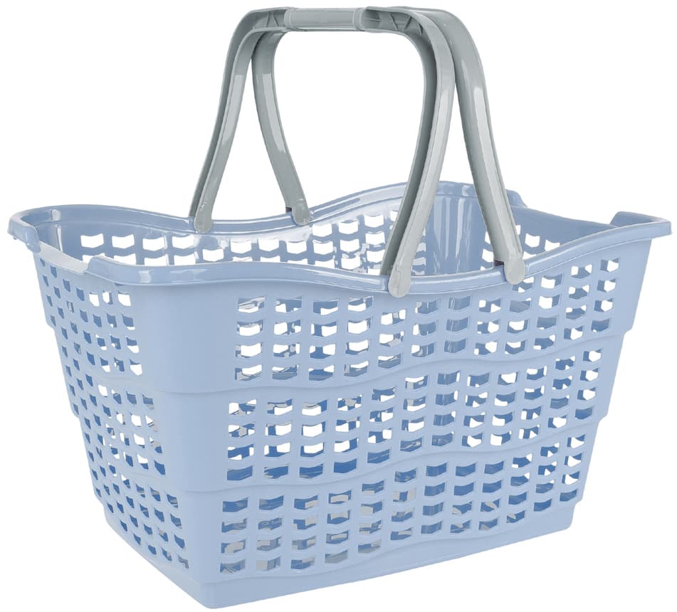 Keeeper Einkaufskorb , Alma, , Pp, 15 Liter, Nordic-Blue