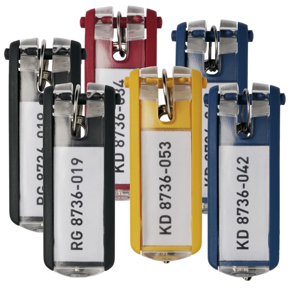 Durable Schlüsselanhänger Key Clip, Sortiert, Großpackung