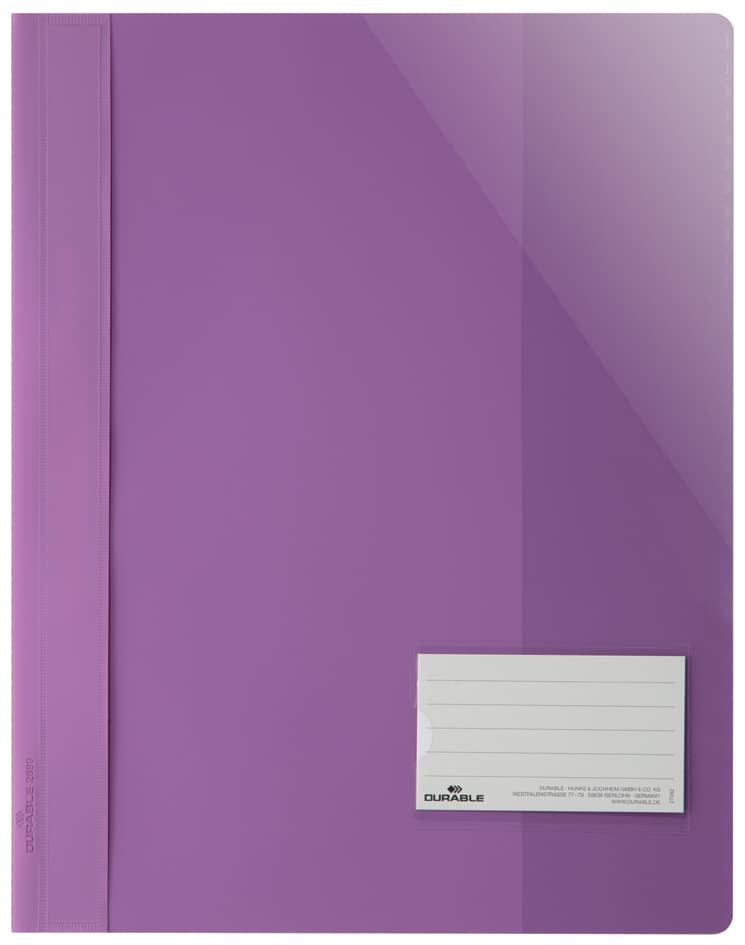 Durable Schnellhefter Überbreit, A4+, Pvc, Lila