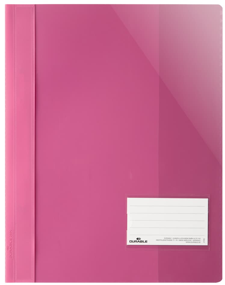 Durable Schnellhefter Überbreit, A4+, Pvc, Dunkelrosa