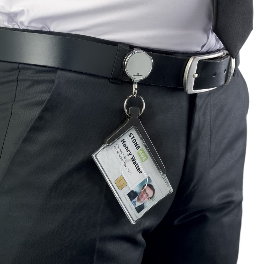 Durable Namensschilder Card Holder Deluxe Pro